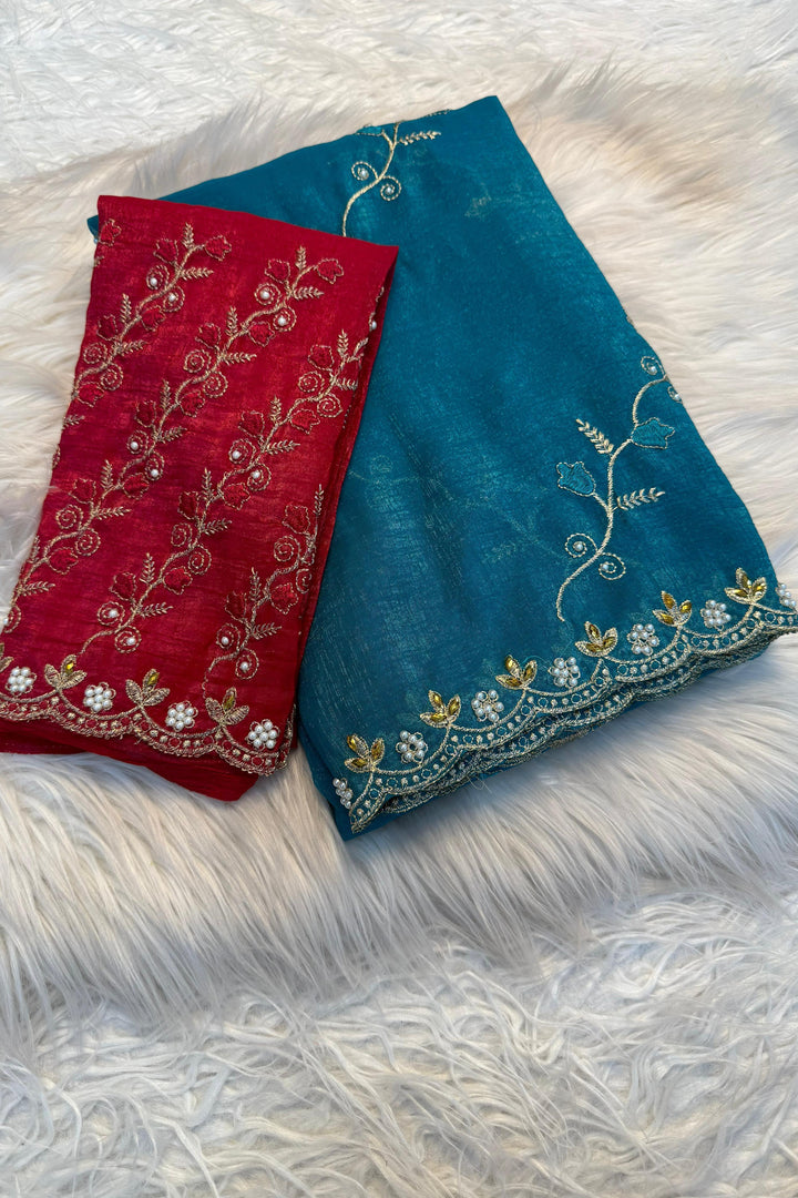 Slightly Romantic Crush Silk Saree