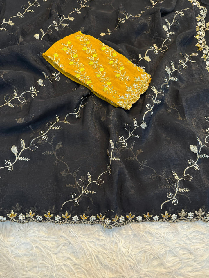 Slightly Romantic Crush Silk Saree
