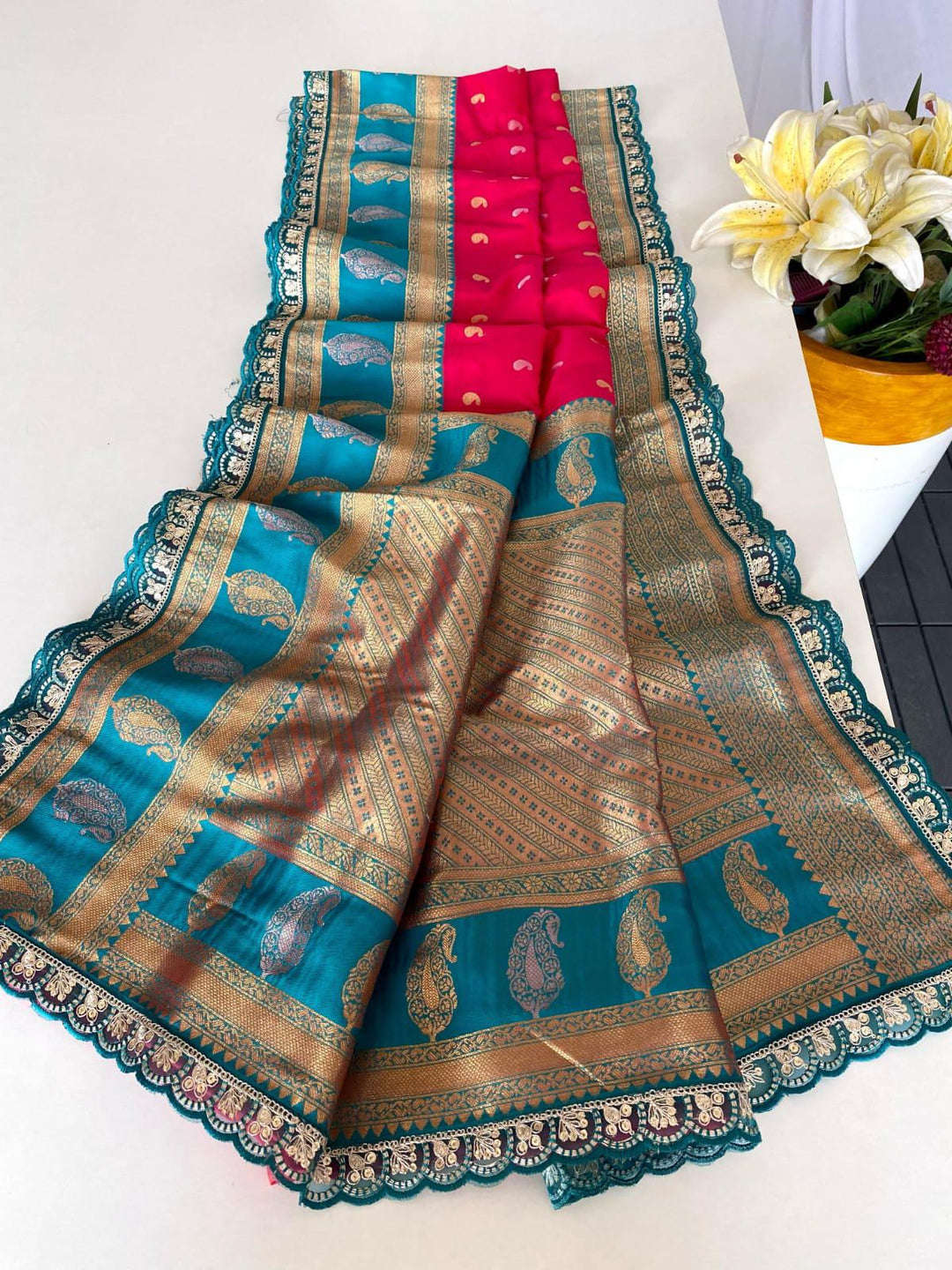 Elegance Flare Paithani Silk Saree