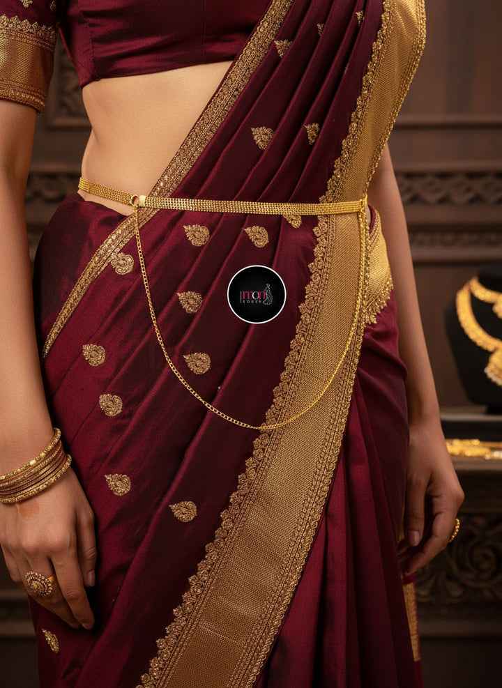 Charming New Gold Plated Kamar Bandh(Belly Chain)