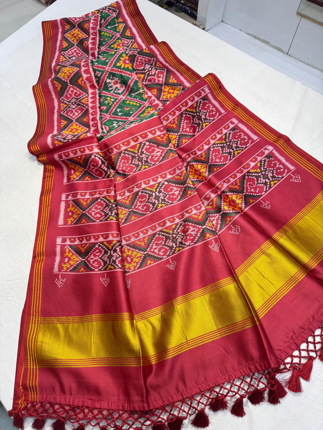 Daisy Drift Patola Silk Saree