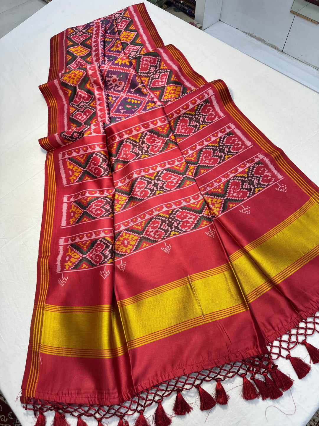 Daisy Drift Patola Silk Saree