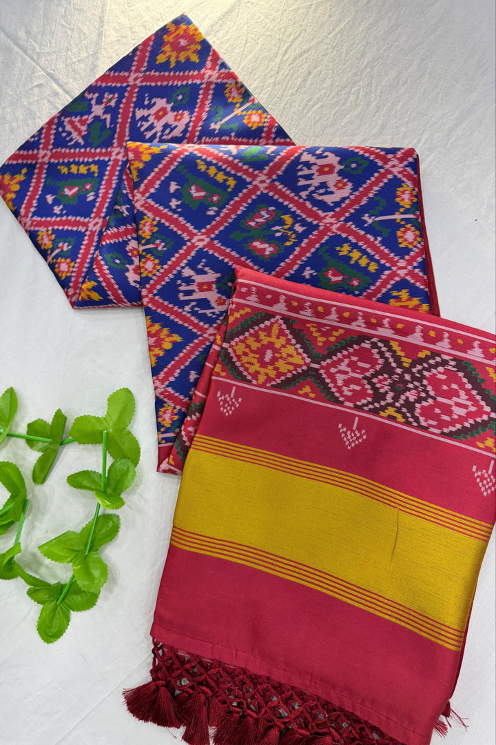 Daisy Drift Patola Silk Saree