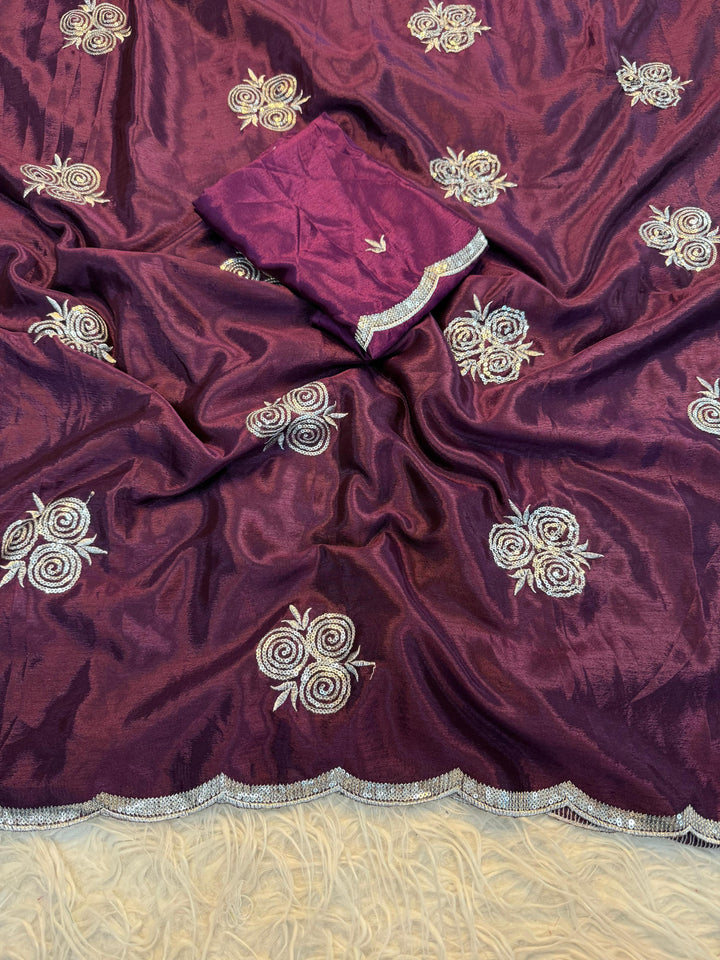 House Of Petals Chinnon Silk Saree