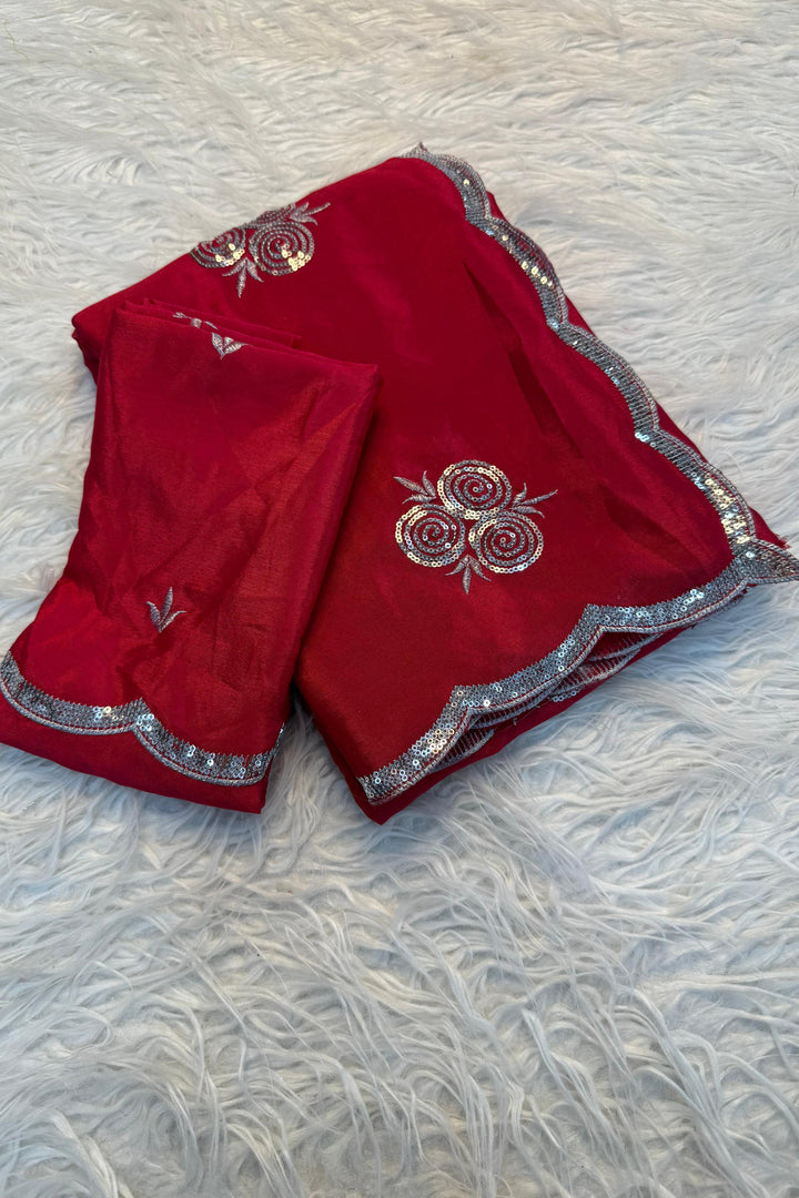 House Of Petals Chinnon Silk Saree