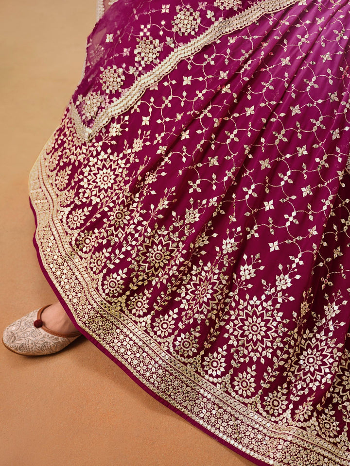 Meher Melody Georgette Lehenga