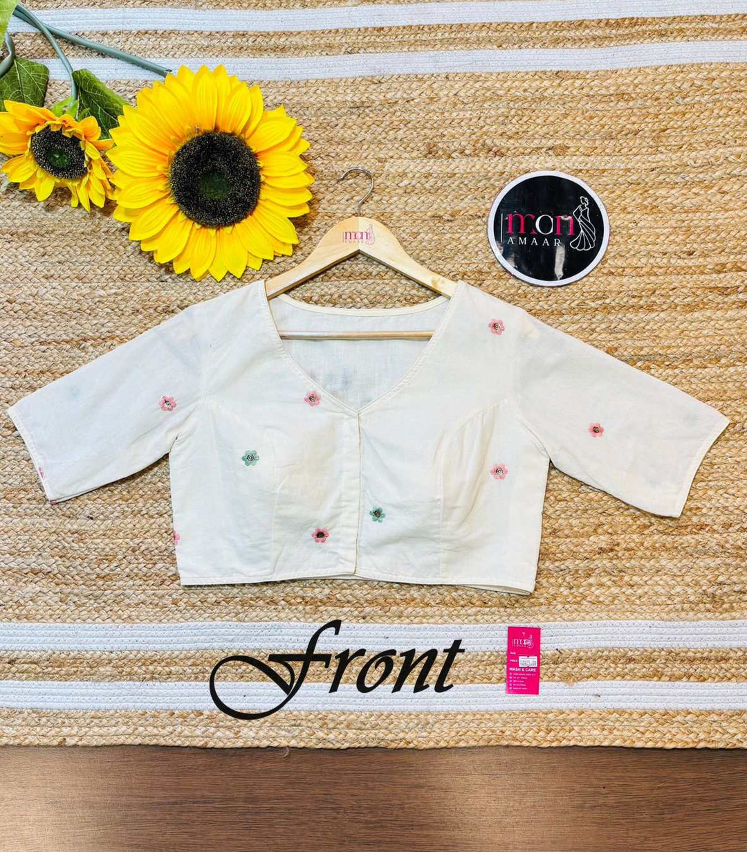 The Eco Wave- Embroidery Blouse