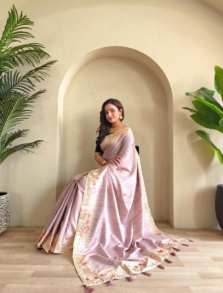 Heart-led Stories Tussar Silk Saree