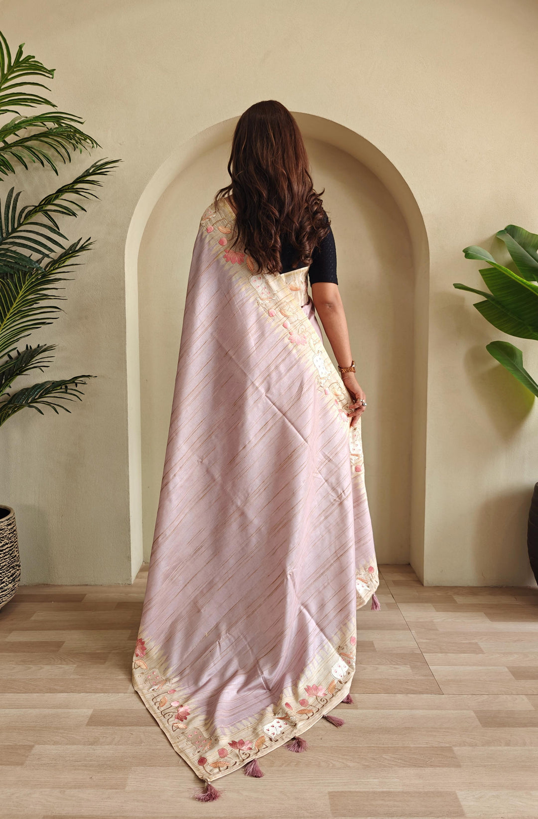 Heart-led Stories Tussar Silk Saree