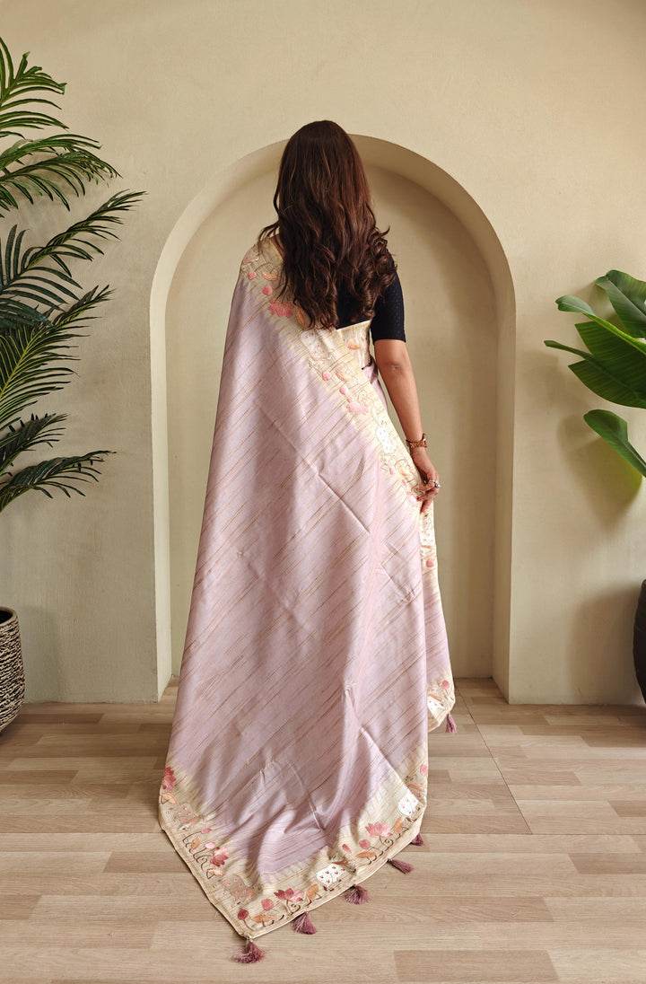 Heart-led Stories Tussar Silk Saree