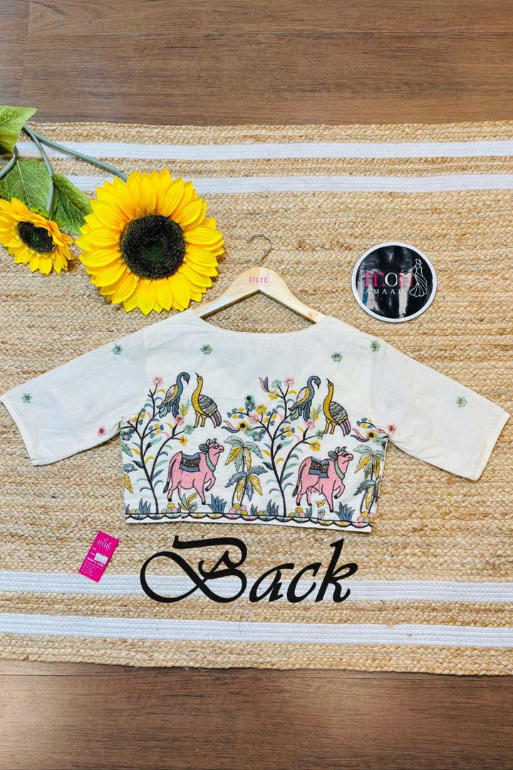 The Eco Wave- Embroidery Blouse