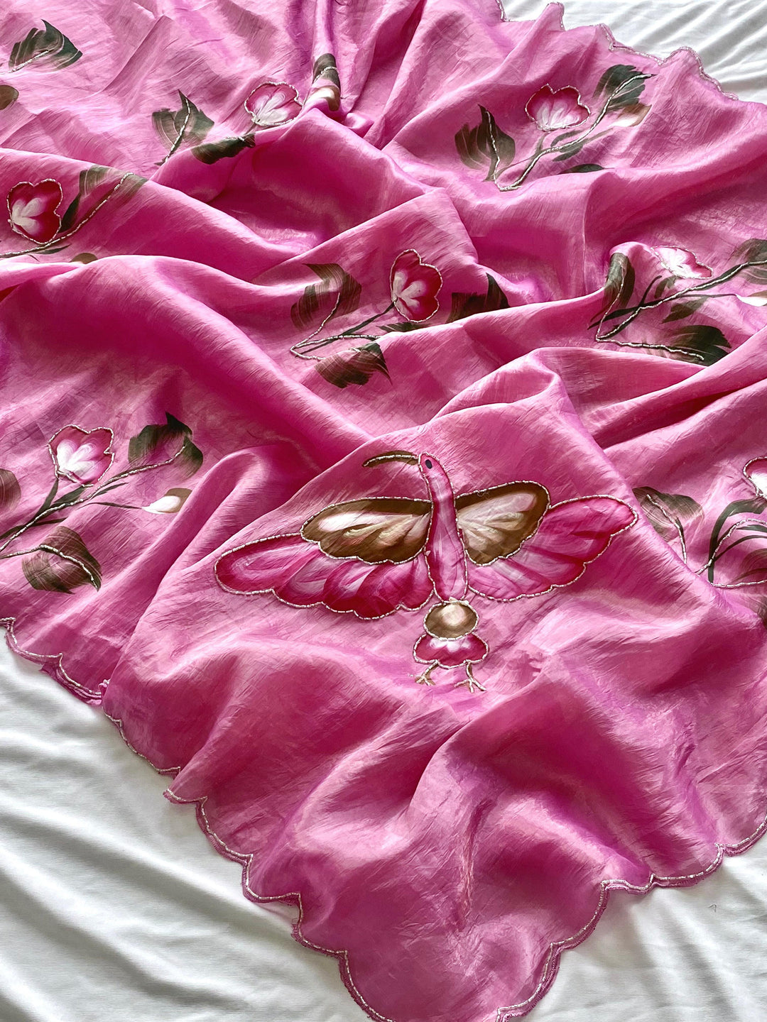 Gulrangi Fancy Silk Saree