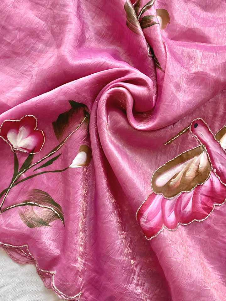 Gulrangi Fancy Silk Saree