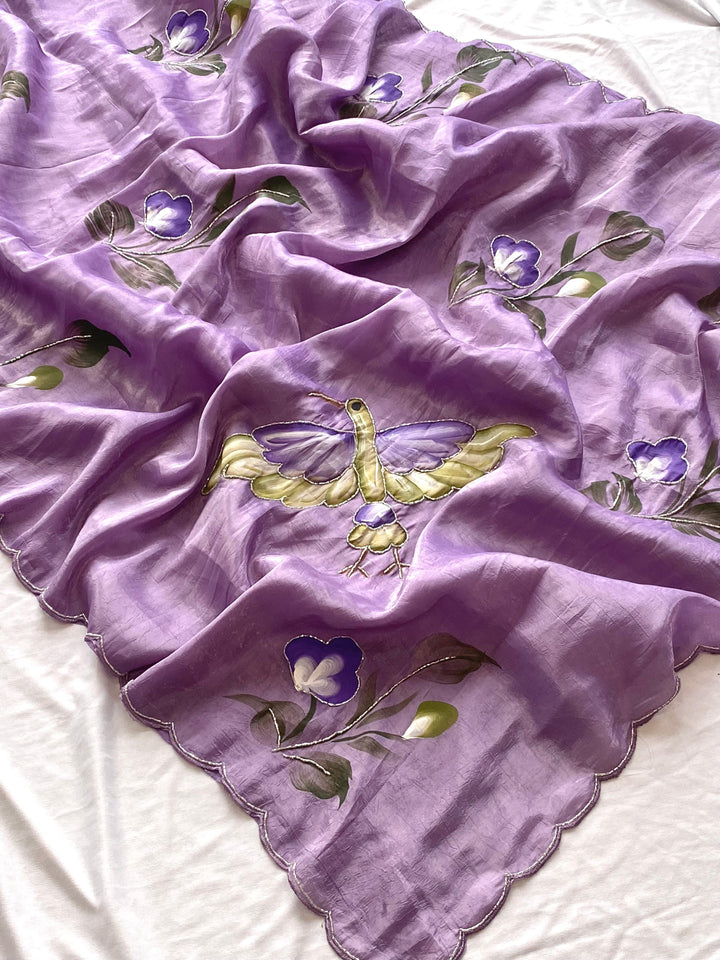 Gulrangi Fancy Silk Saree