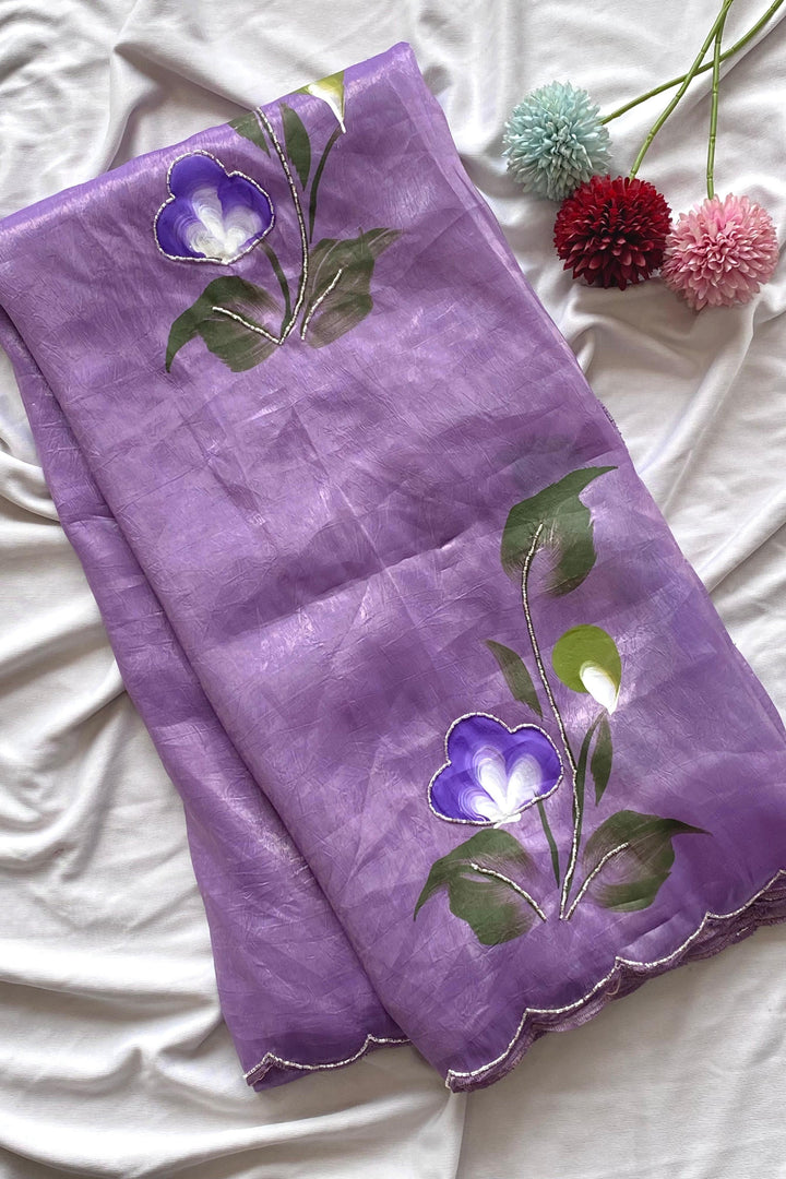 Gulrangi Fancy Silk Saree