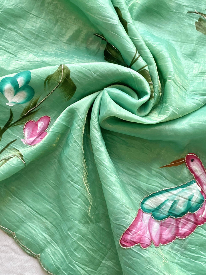 Gulrangi Fancy Silk Saree