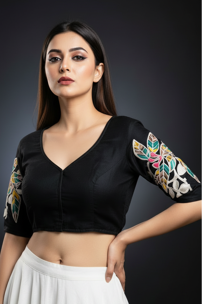 Bird Of Poetry- Modal Silk Batik Blouse