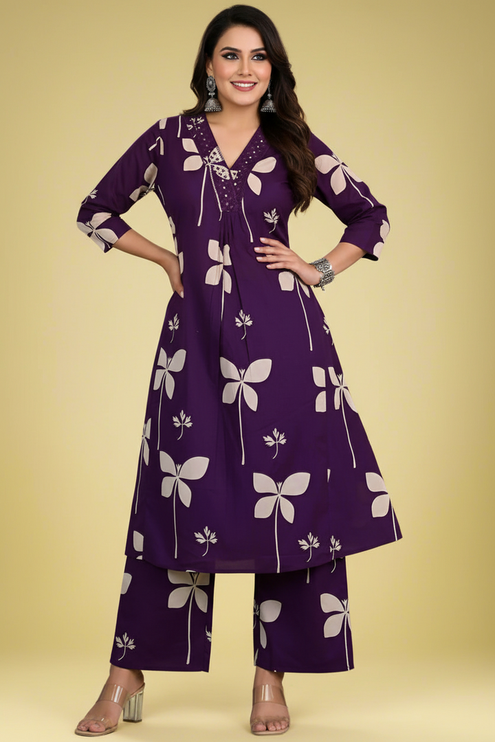 Great For Festive Cotton Coord Set