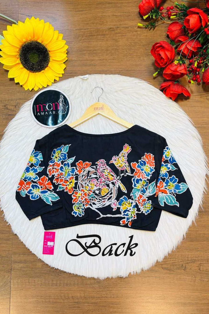 Megh Maya -Modal Silk Batik Blouse