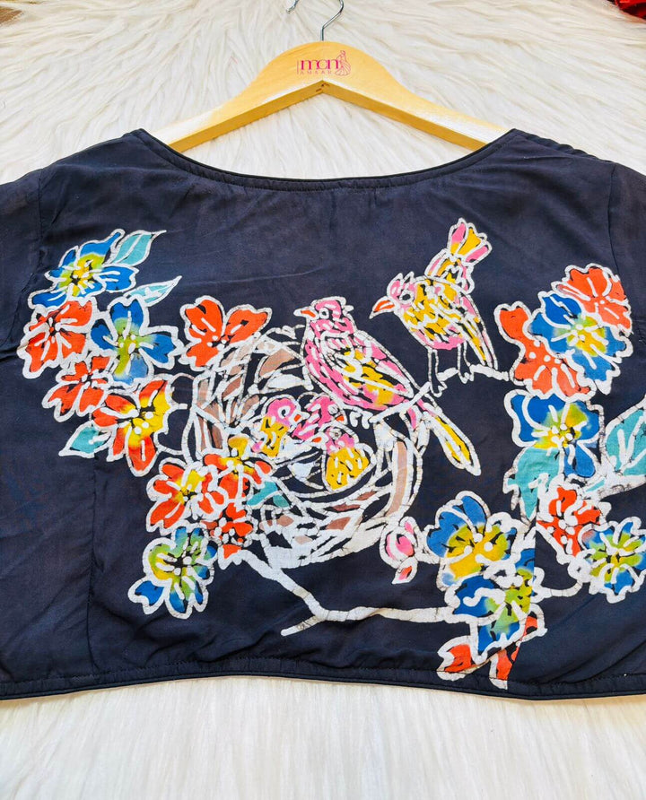 Megh Maya -Modal Silk Batik Blouse