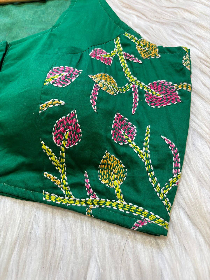 Needle Whisper-Halter neck Blouse