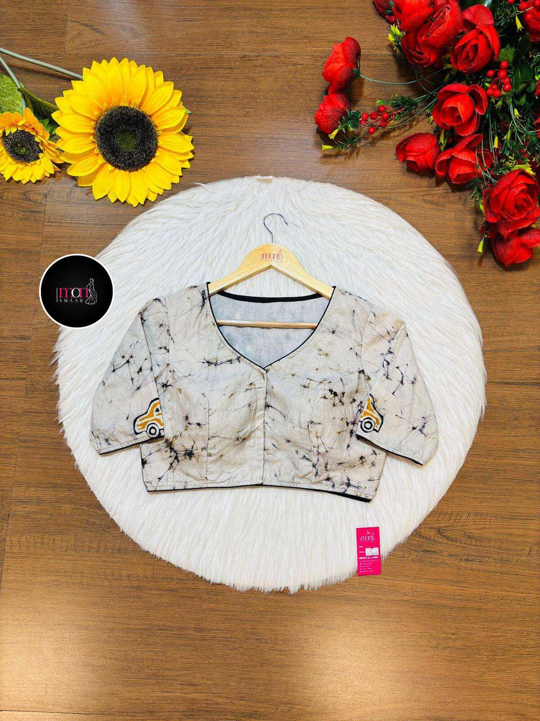Echoes of Victoria- Hand Batik Blouse