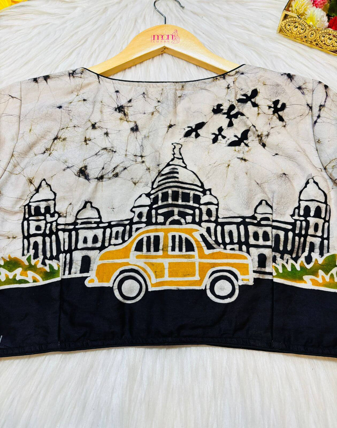 Echoes of Victoria- Hand Batik Blouse