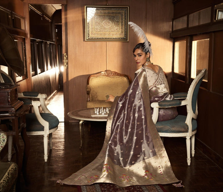 Elegance With Tissue Paithani Silk Saree