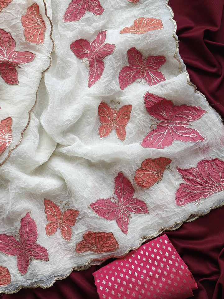 The In-Between Crush Chiffon Saree