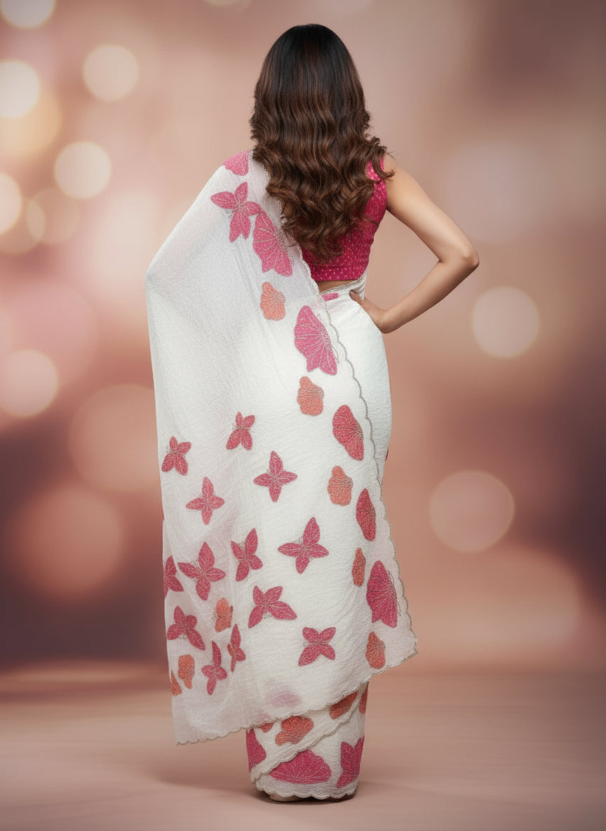The In-Between Crush Chiffon Saree