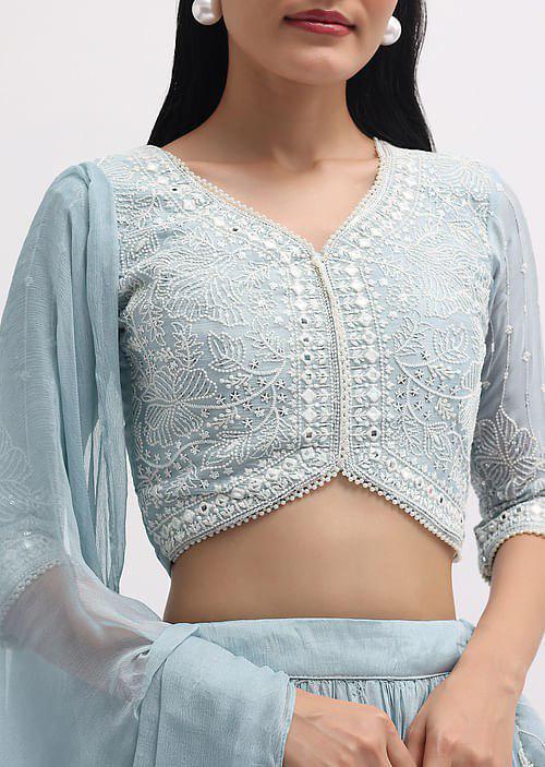 Saanjh Soul Georgette Lehenga