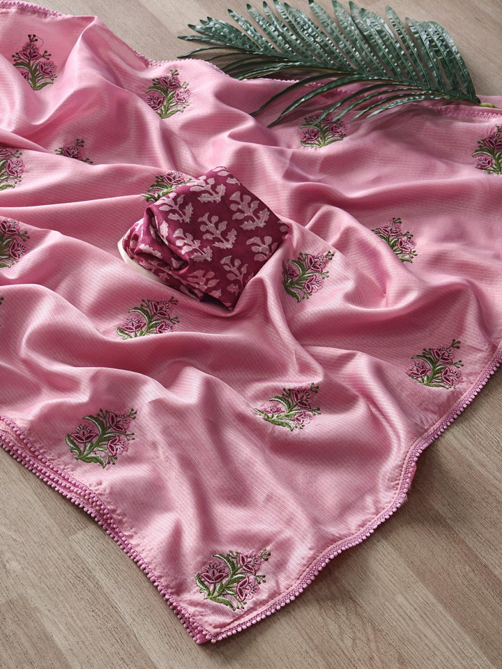 Pink Kota Doriya Saree