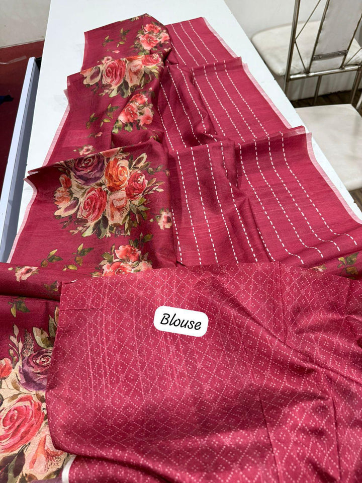Natural Essence Tussar Silk Saree