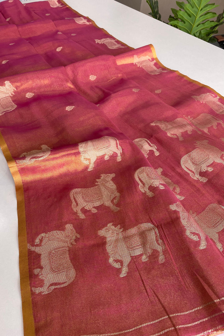 Forever Beautiful Tissue Silk Saree