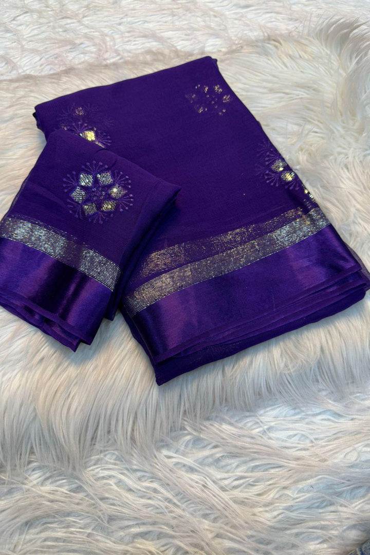 House of Angels Georgette Saree
