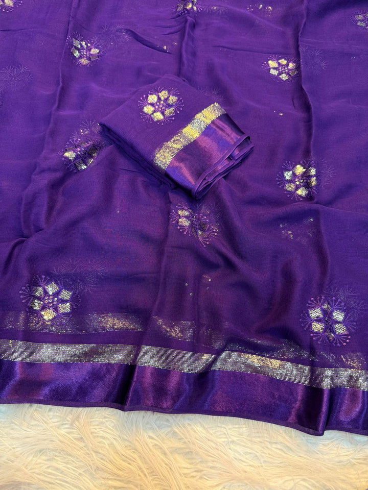 House of Angels Georgette Saree