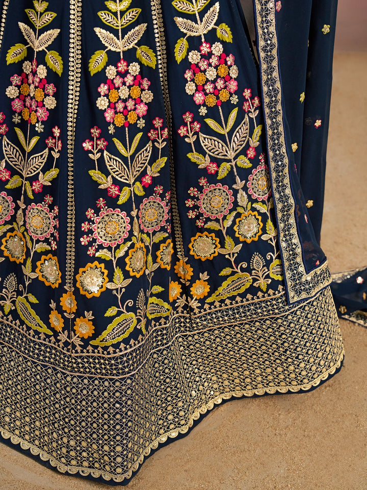 Devasena- The Ultimate Grace Of Georgette Lehenga