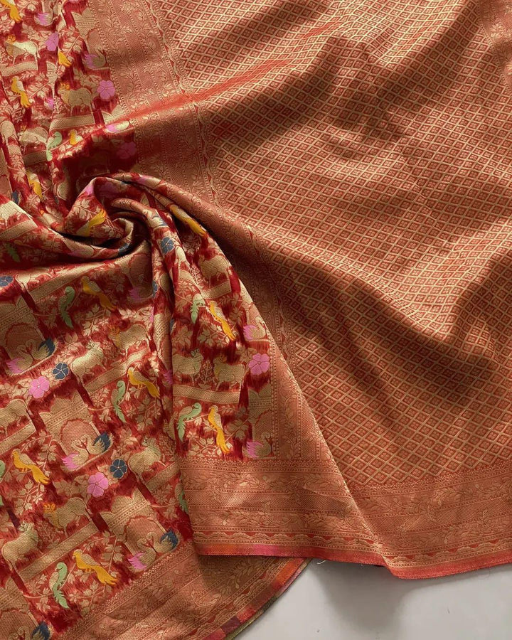 Ritu Rajni Kora Organza Silk Saree