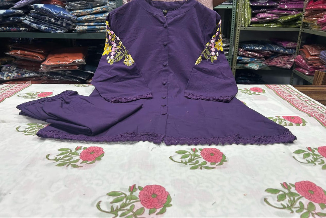 Sunlit Shots Cotton Coord Set