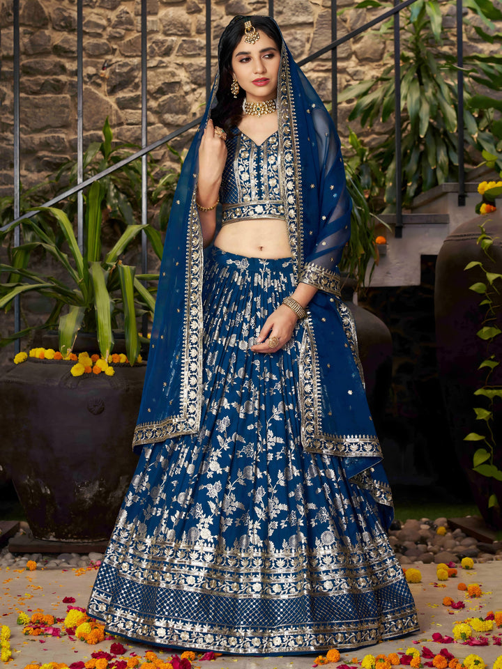 Desi Inspiration Designer Dola Silk Lehenga