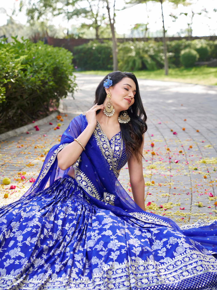 Desi Inspiration Designer Dola Silk Lehenga