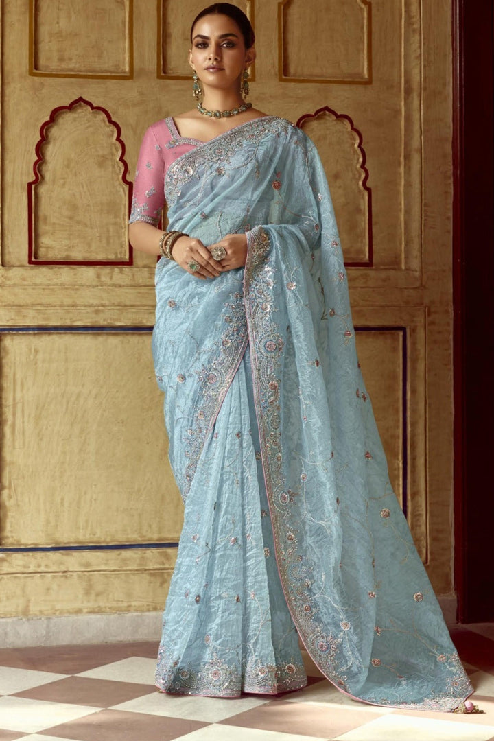 Looks Beautiful Fancy Silk Saree