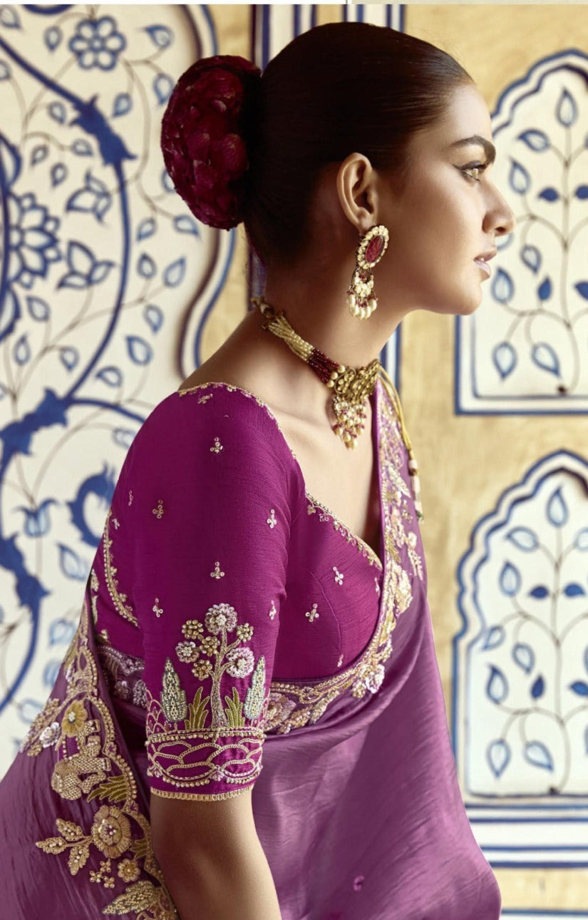Looks Beautiful Fancy Silk Saree