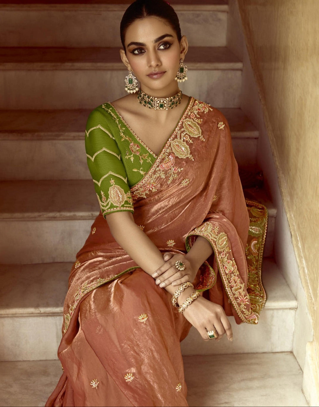 Looks Beautiful Fancy Silk Saree