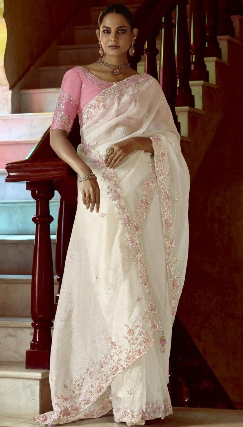 Looks Beautiful Fancy Silk Saree