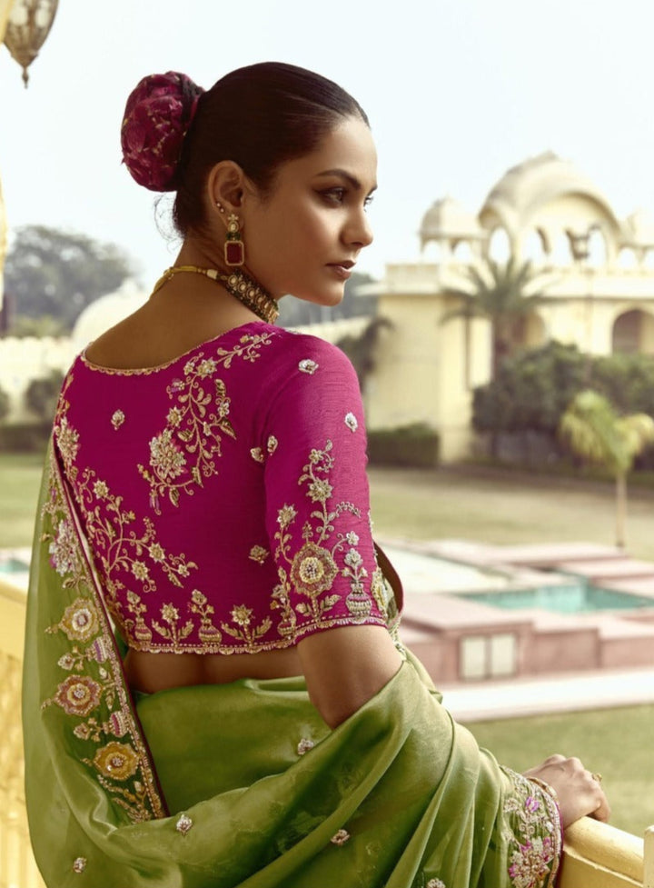 Looks Beautiful Fancy Silk Saree