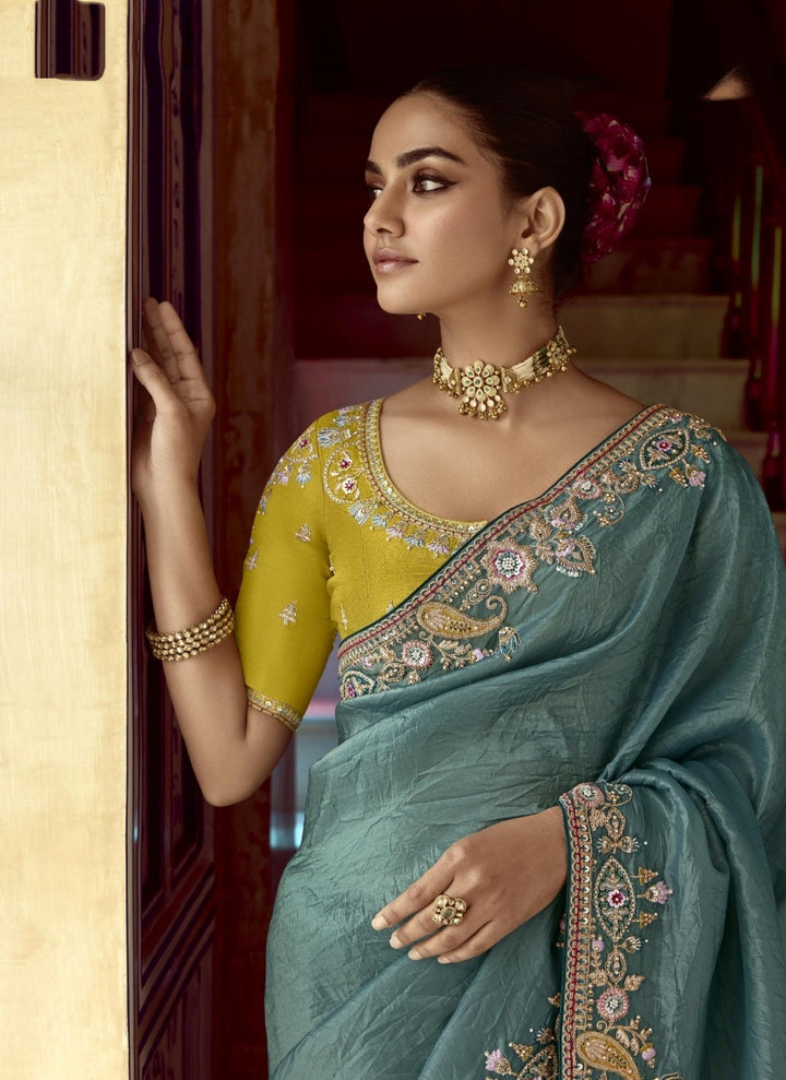 Looks Beautiful Fancy Silk Saree
