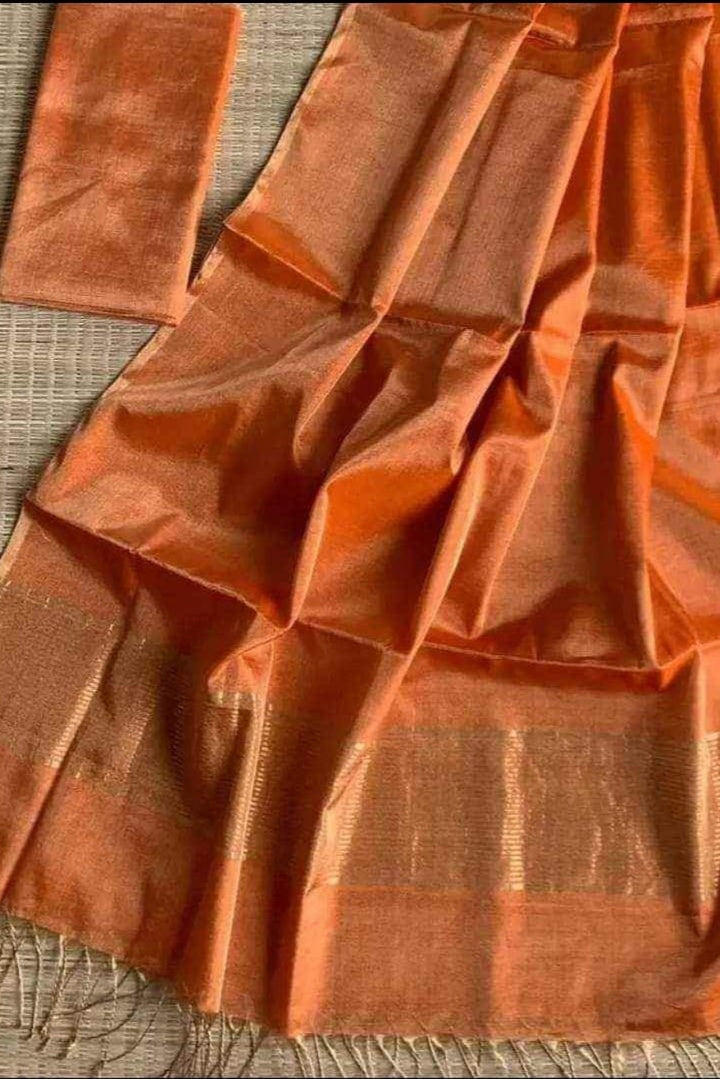 Sonar Sutra Tissue Linen Saree