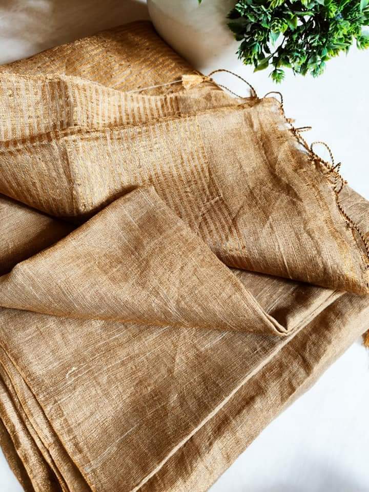 Sonar Sutra Tissue Linen Saree