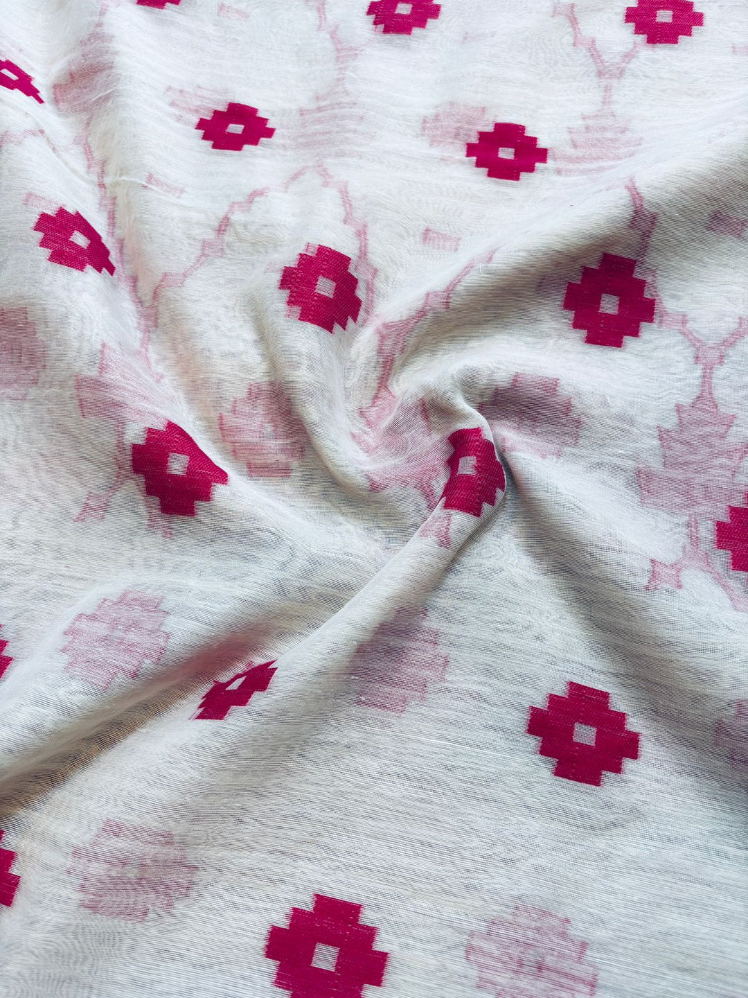 Sindoor Khela Dhakai Jamdani Saree